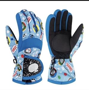 Girls Boys Winter Warm Gloves Professional Waterproof Ski Gloves